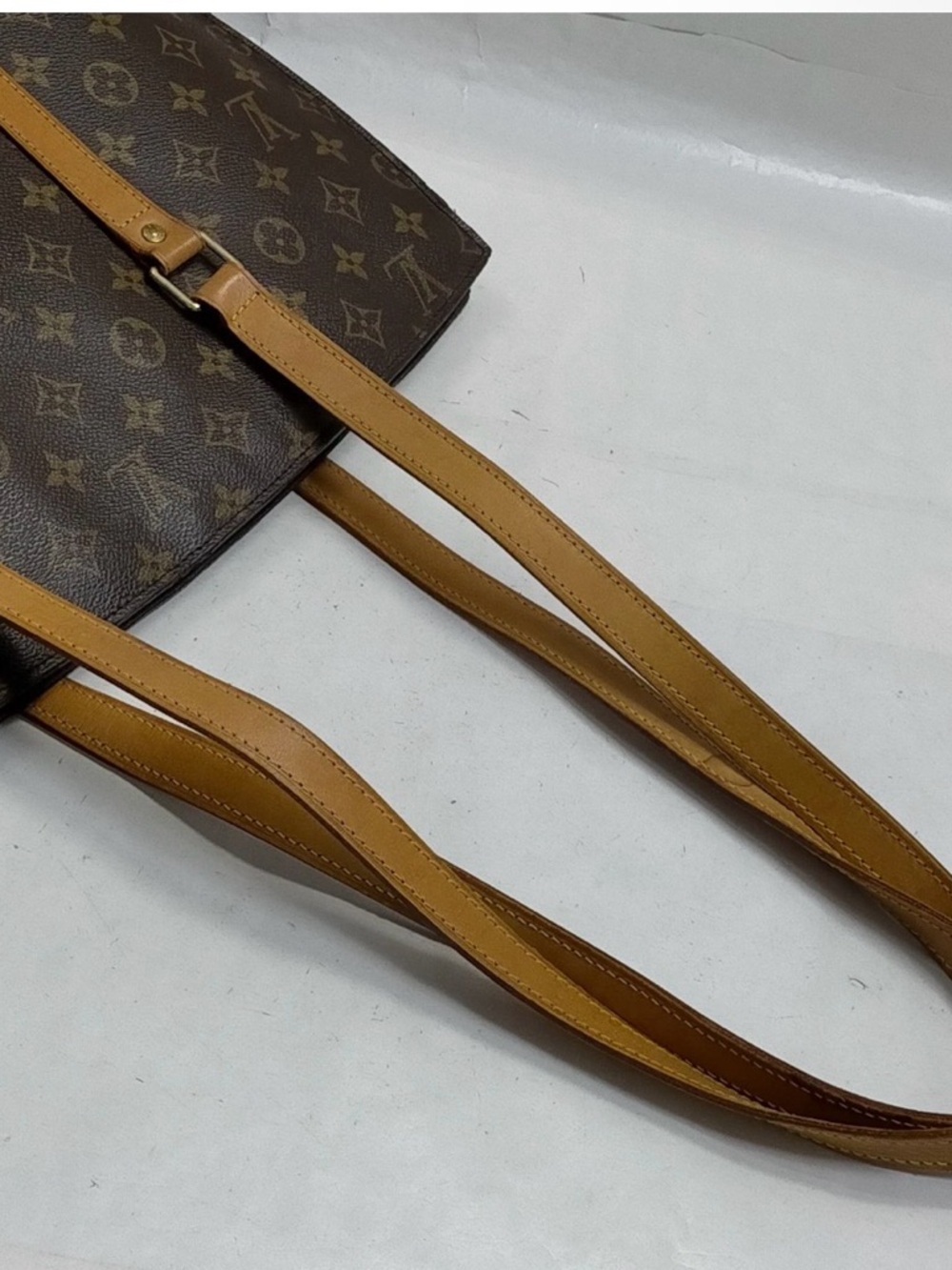 Louis Vuitton Monogram Babylone Canvas  Leather Shoulder Bag. -Preowned As Is - Picture 5 of 13